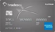Cartão de Banco American Express Platinum Credit cor cinza
