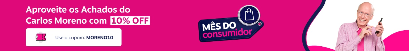 Aproveite os Achados do  Carlos Moreno com  10% de desconto  Use o cupom: MORENO10