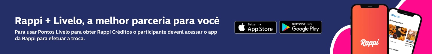 Faixa Parceiro Livelo Rappi, imagem clicável, ir para https://livelo.rappi.com.br/