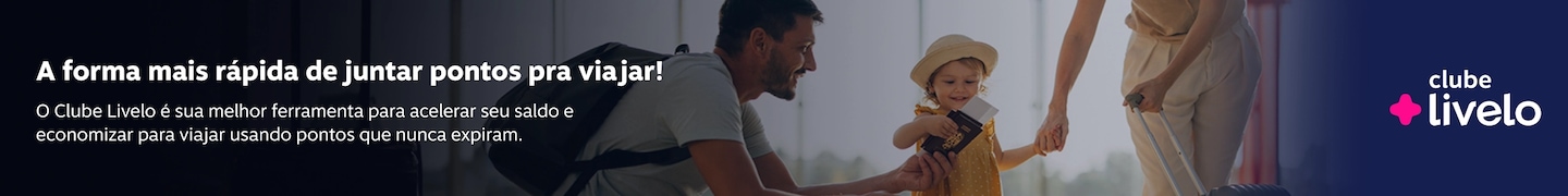 O Clube Livelo é sua melhor ferramenta para acelerar seu saldo e economizar para viajar usando pontos que nunca expiram.