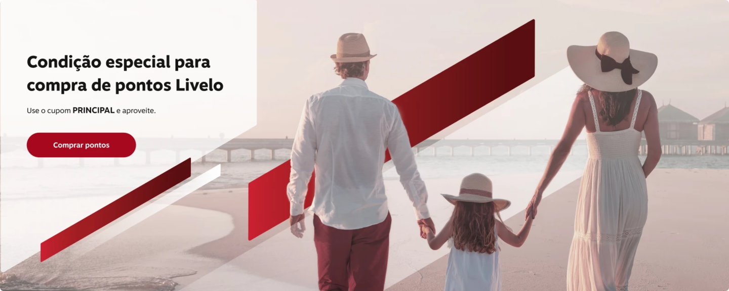 Condição especial para compra de pontos Livelo. Use o cupom PRINCIPAL e aproveite,