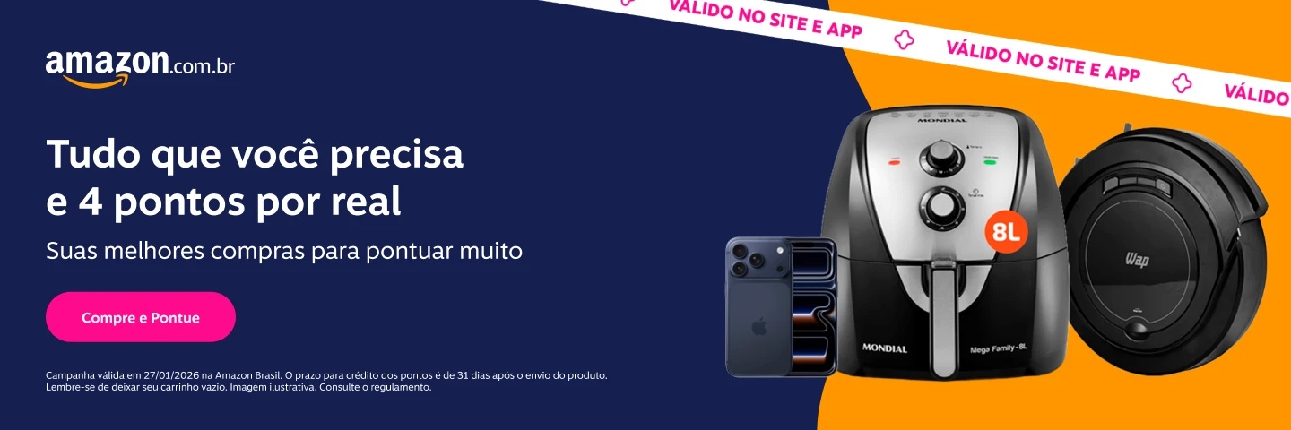 Tudo que você precisa e 4 pontos por real. Suas melhores compras para pontuar muito