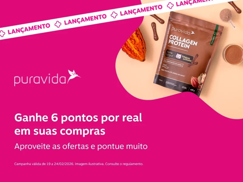 Ganhe 6 pontos por real em suas compras. Aproveite as ofertas e pontue muito 