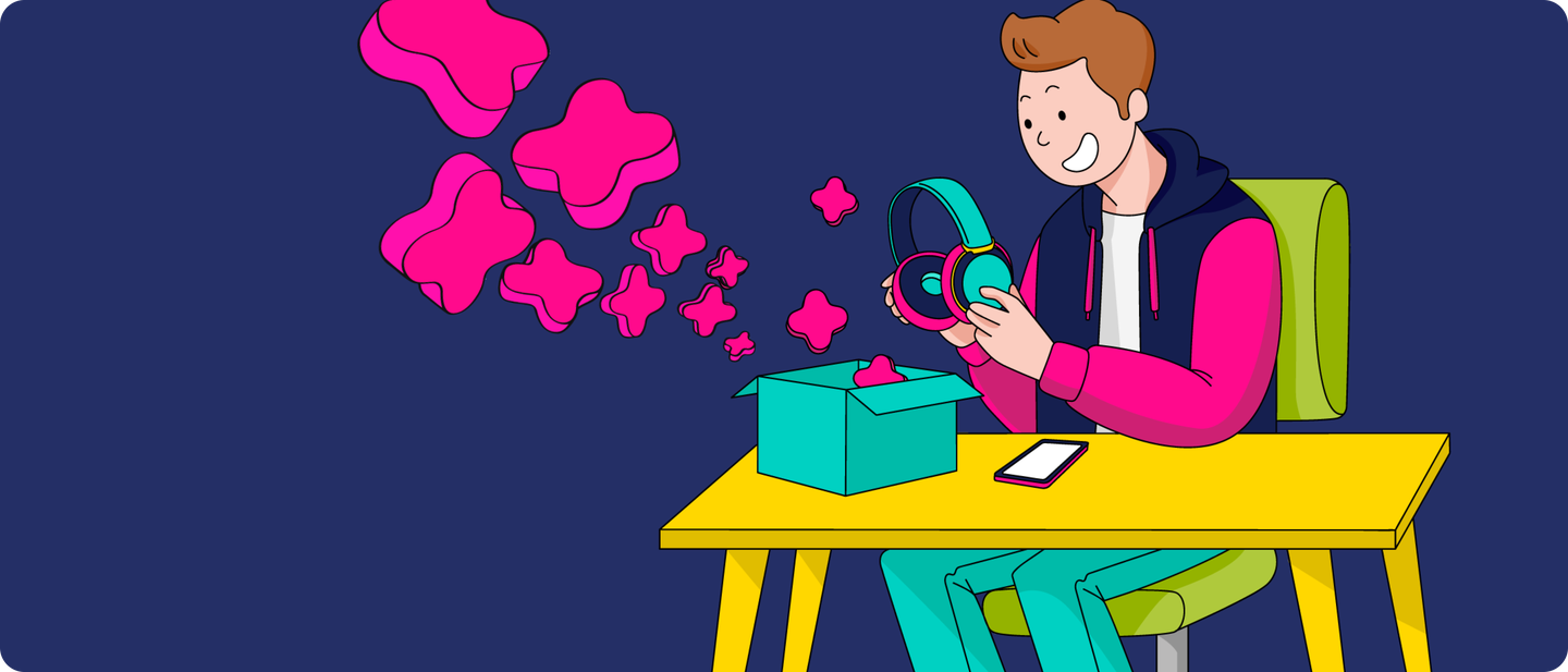 Menino ganhando pontos livelo